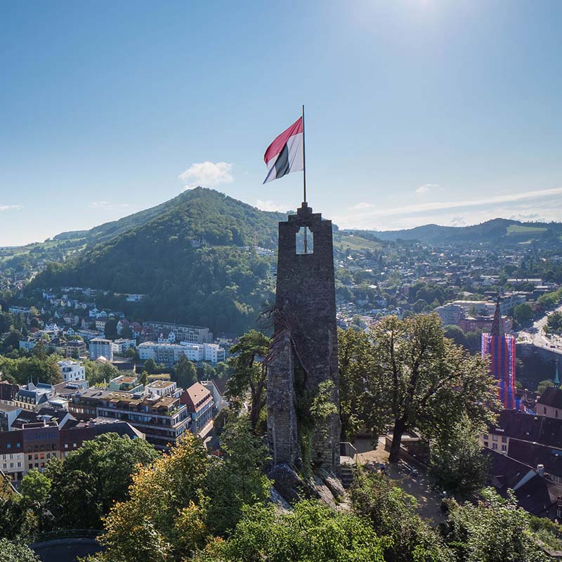Baden udn Ennetbaden Damals und Heute gegenübergestellt